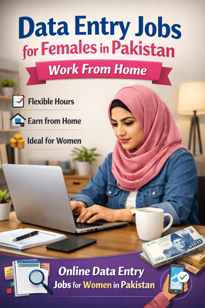 data entry jobs for female in pakistan