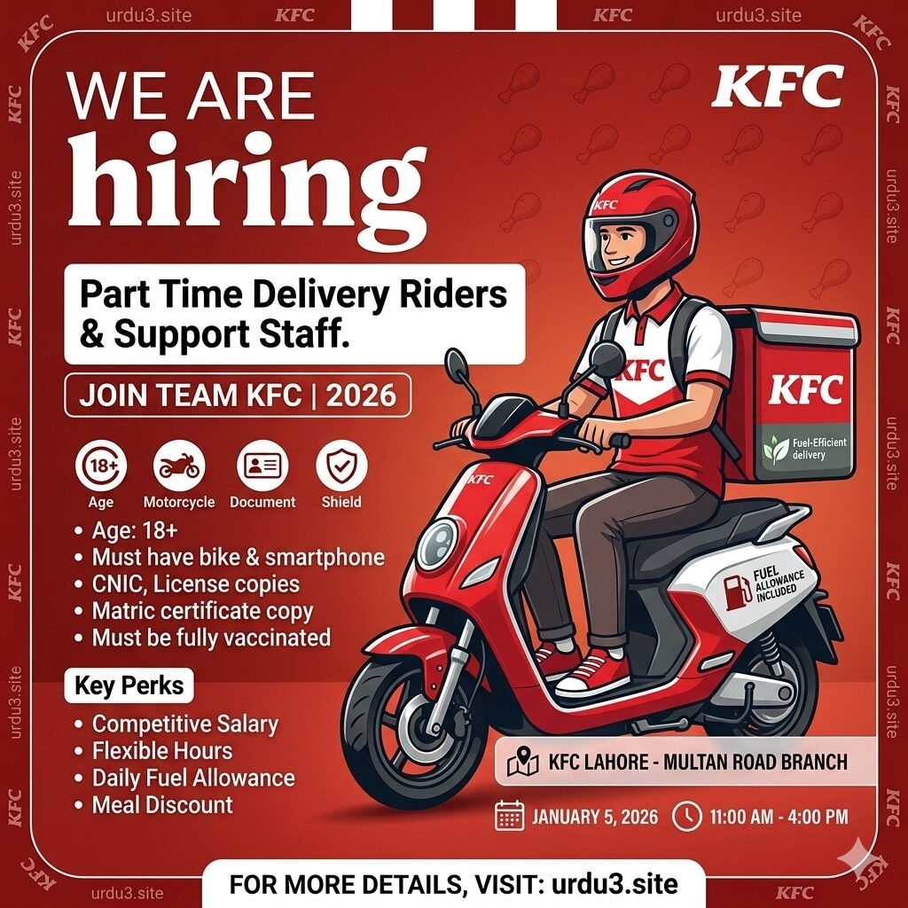Part time delivery boy jobs with fuel allowance in 2026