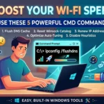 5 CMD Commands to Boost Wi-Fi Speed