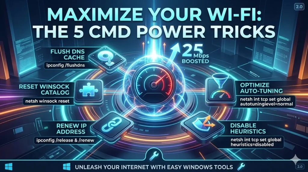 5 CMD Commands to Boost Wi-Fi Speed