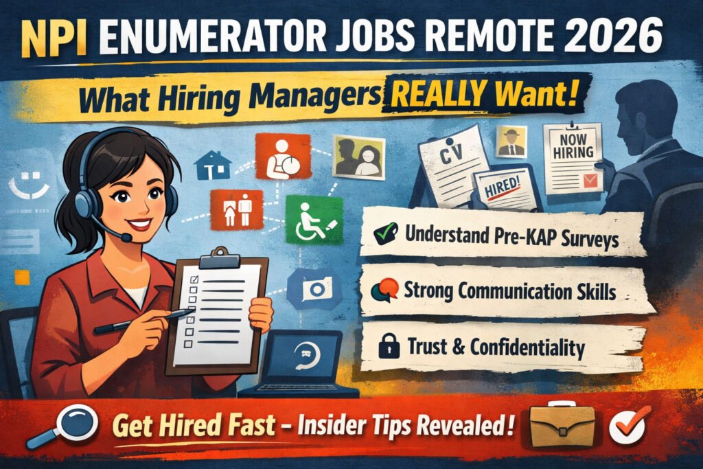 NPI Enumerator Remote Jobs