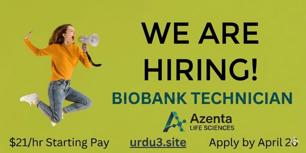 Biobank Technician jobs (Apply Now) April 26
