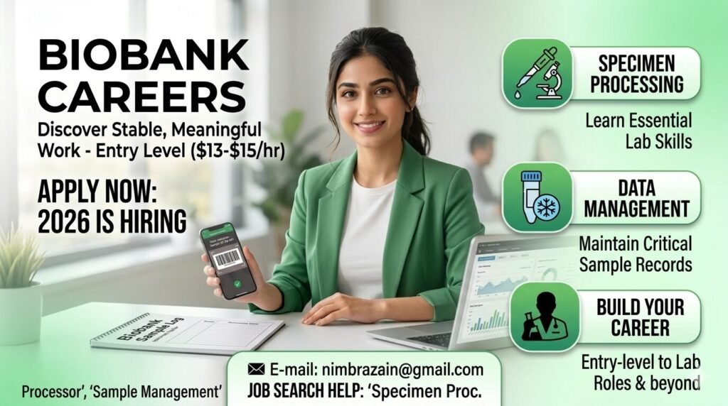 $13-$15/hr biobank jobs 2026 (now hiring)