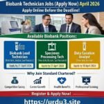 Biobank Technician jobs (Apply Now) April 26
