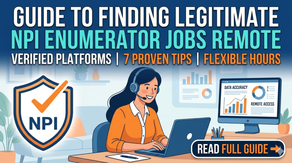NPI Enumerator Remote Jobs