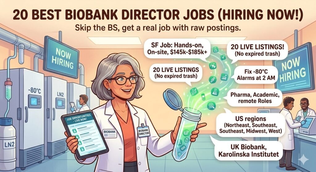 Biobank & Operations Director Jobs/ vp